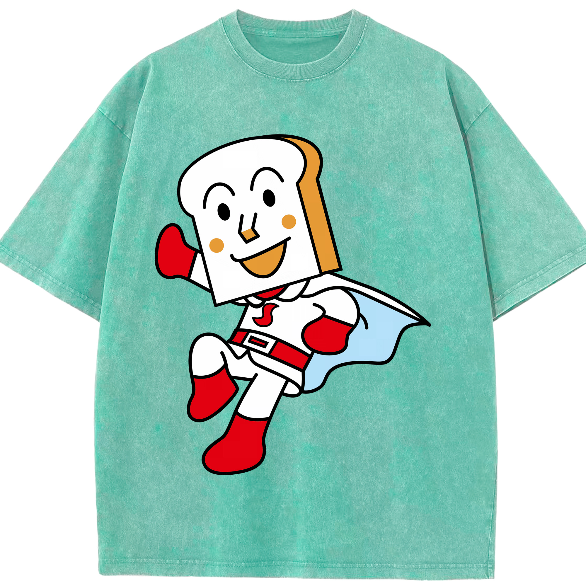 （画像用） アンパンマン Anpanman 綿100% ヴィンテージ風 半袖Tシャツ（フロントプリント）